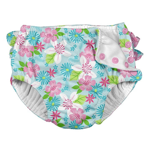 Swim Diaper with Snaps Reusable Absorbent