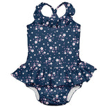 Swimsuit with Built-in Reusable Absorbent Swim Diaper