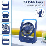 Rechargeable Battery Operated Camping/Desk Fan