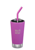 Insulated Tumbler with Straw 16oz