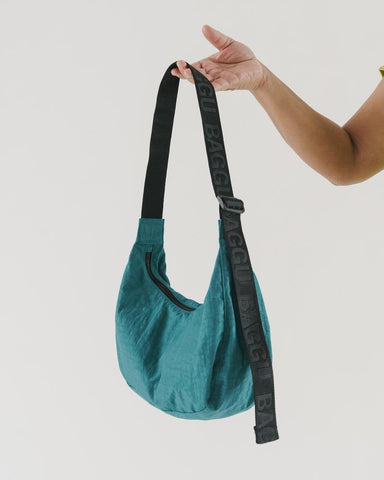 Medium Nylon Crescent Bag