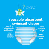 Swim Diaper with Snaps Reusable Absorbent
