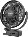 Rechargeable Battery Operated Clip on Fan