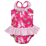 Swimsuit with Built-in Reusable Absorbent Swim Diaper 18 months