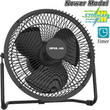 Rechargeable Battery Operated Desk Fan with Timer