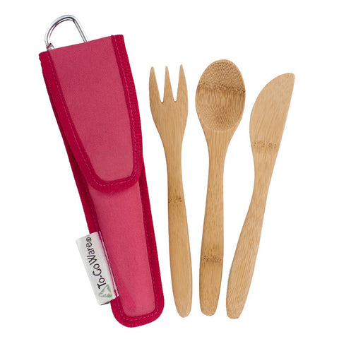 Bamboo kids Utensil Set