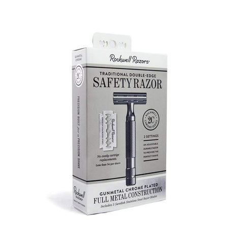 Rockwell 2C Double Edge Razor - Gunmetal