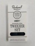 Rockwell Razors Stainless Steel Tweezer Set