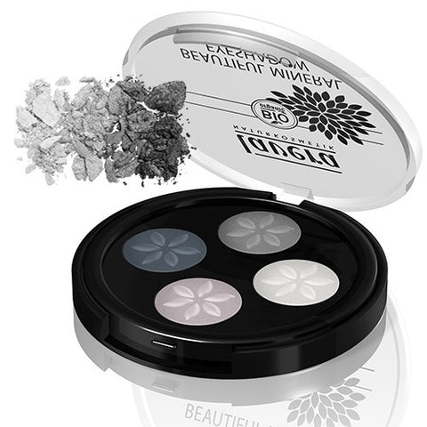 Lavera Beautiful Mineral Eyeshadow Quattro-Smokey Grey