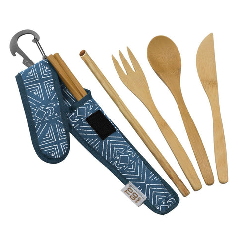 Bamboo utensil set - PREMIUM