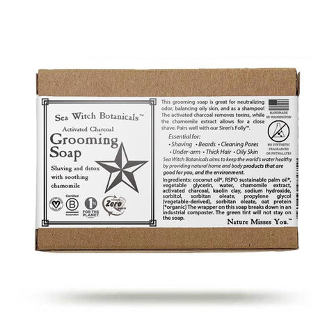 Grooming Soap: Activated Charcoal & Chamomile